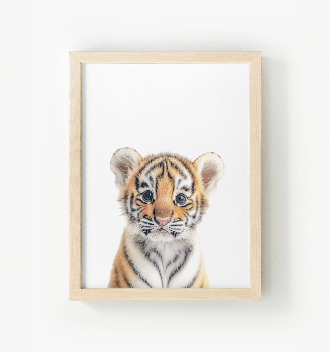 Baby Tiger No. 1 Framed Canvas