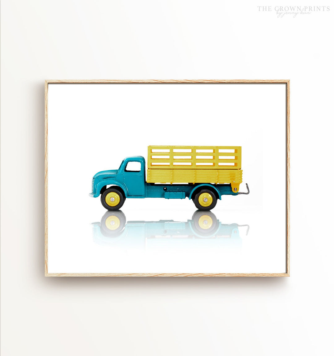 Toy Cars Collection Horizontal Art Prints for Boy's Room