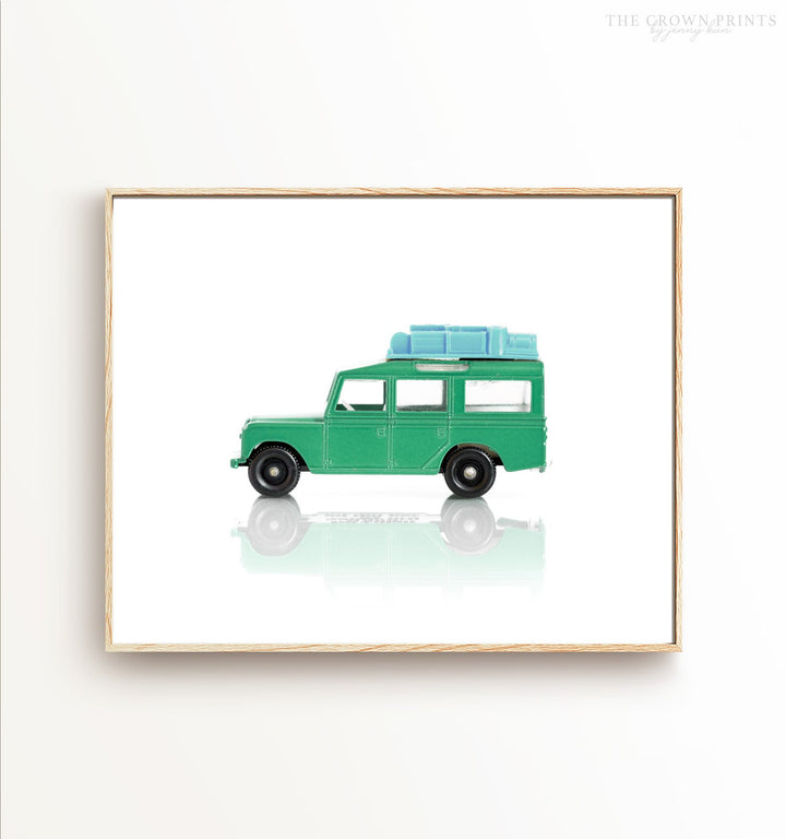 Toy Cars Collection Horizontal Art Prints for Boy's Room