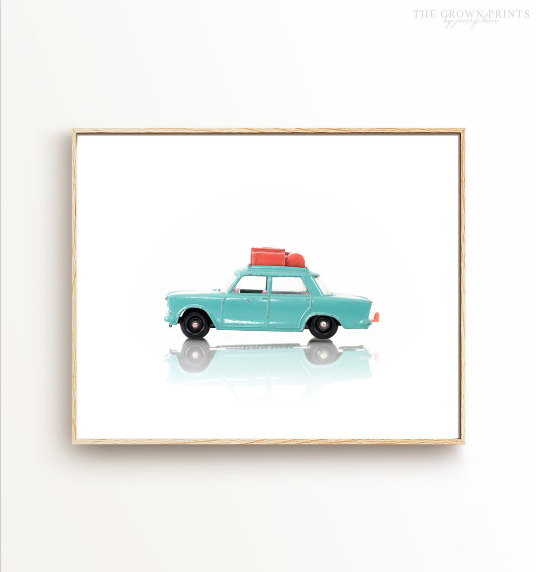 Toy Cars Collection Horizontal Art Prints for Boy's Room