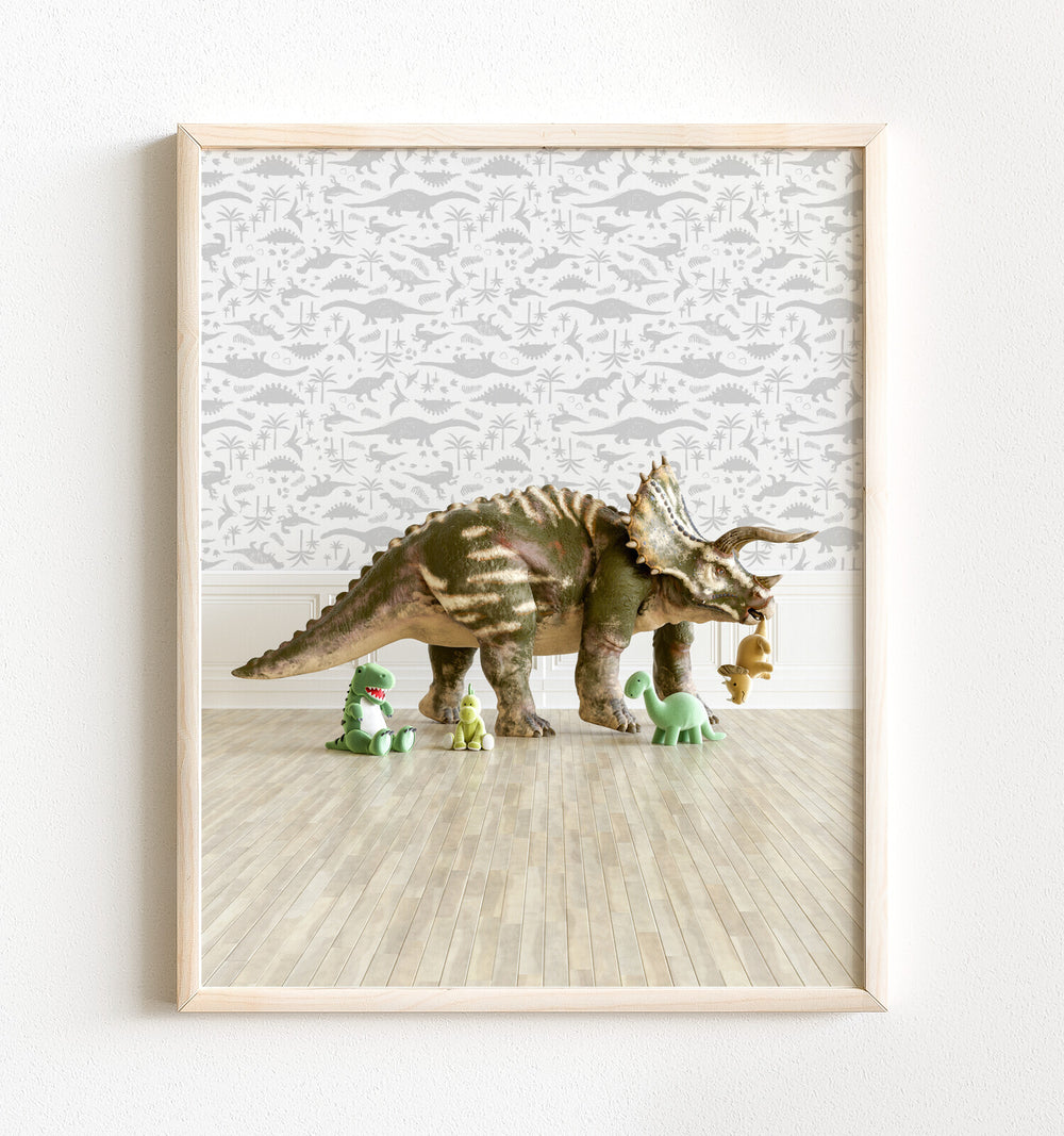 Deinonychus Dinosaur - The Crown Prints